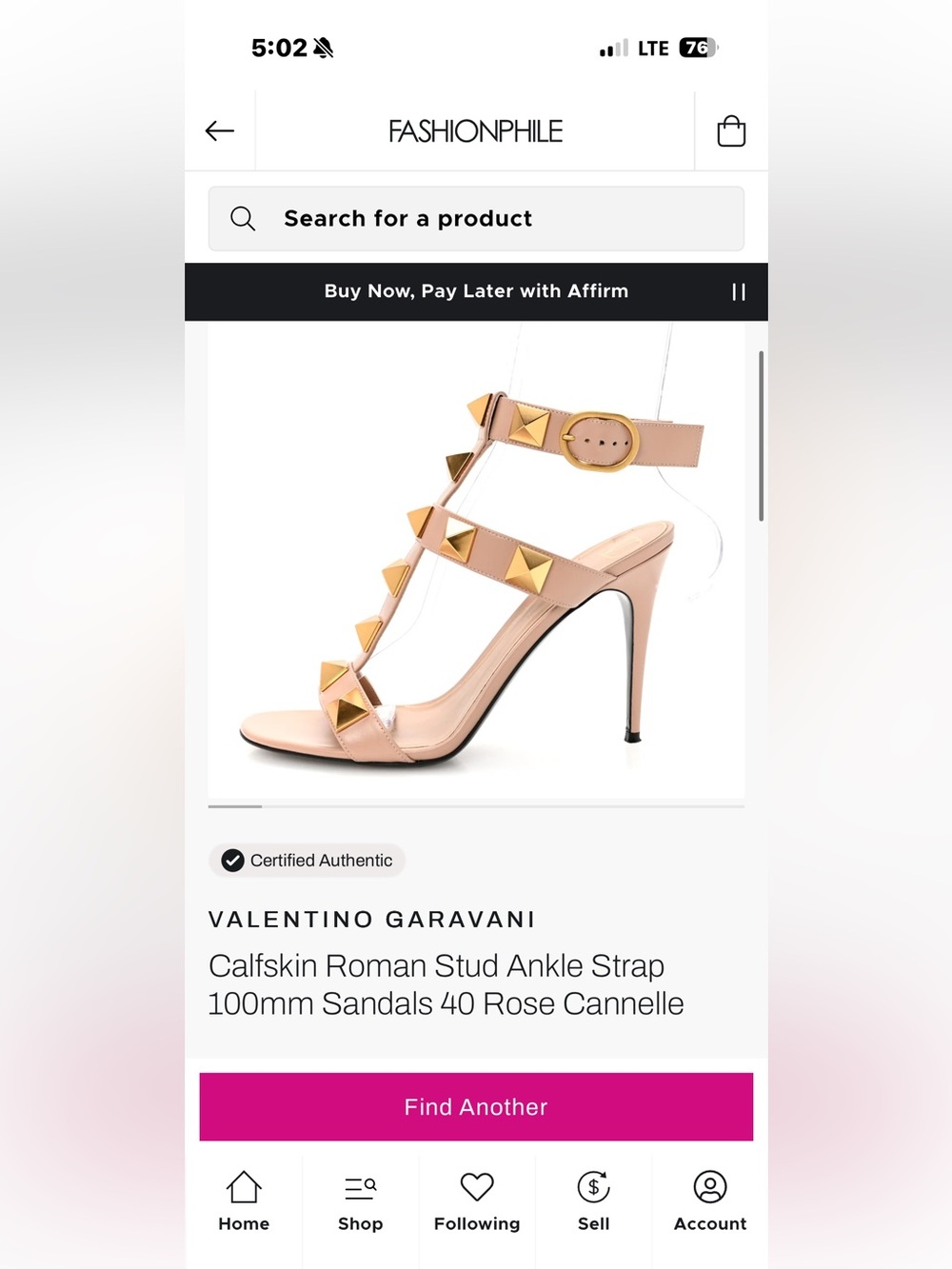 Valentino Garavani Rose Cannelle Studded T-Strap Stiletto Sandals